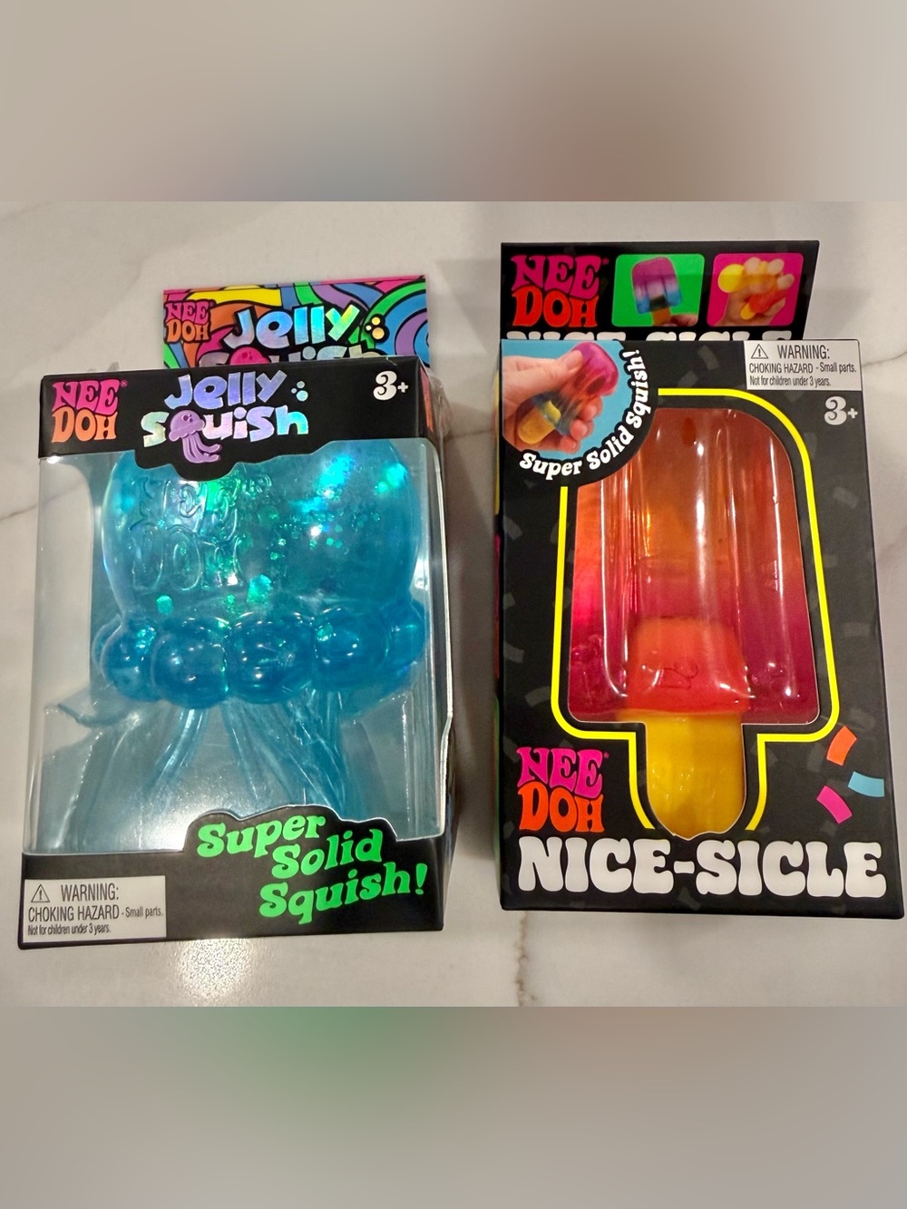 Brand New Authentic Rare Needoh Jelly Squish & Needoh Nice-Sicle Set